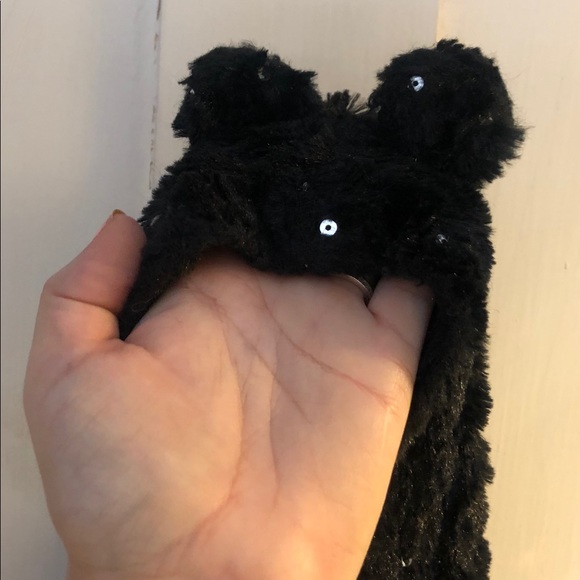 WonderKids BlackFaux Fur Vest with Hood & Ears - Picture 7 of 8